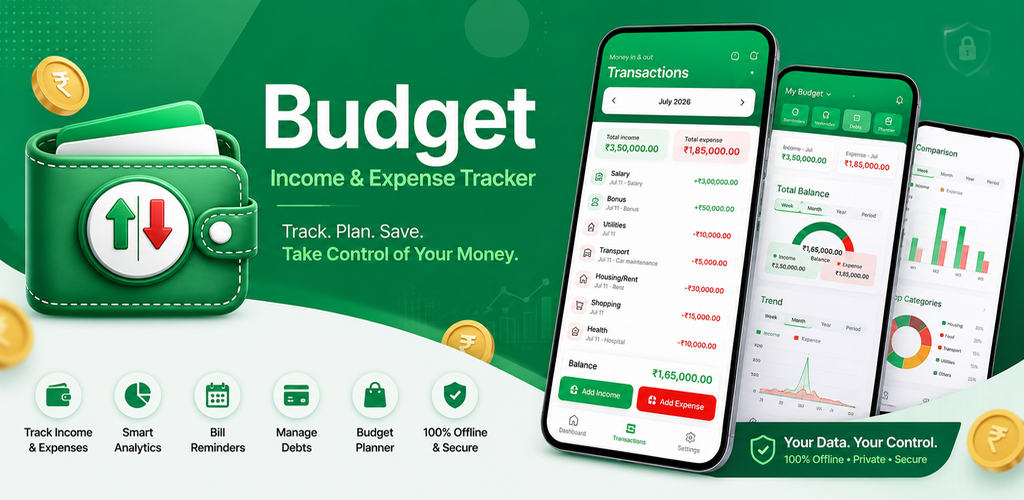 Budget Income & Expenses Track feature preview